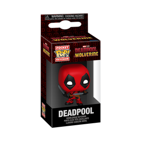 Брелок для ключей Funko Pop! Marvel Deadpool & Wolverine, 10 см, красный цв.