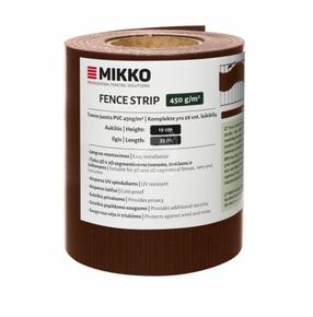 Лента заборная Mikko RAL8017, коричневый цв.