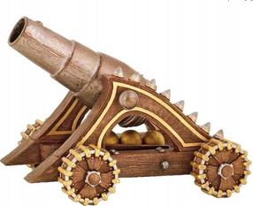 Žaislinė figūrėlė Papo Fantasy World Medieval Cannon, ruda sp.