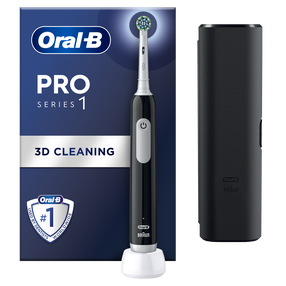 Elektrinis dantų šepetėlis Oral-B Pro Series 1, juoda sp.