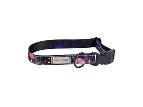 Antkaklis šunims Amiplay BeSpace, violetinė sp., 450 - 700 mm x 25 mm, XL