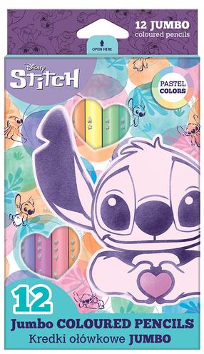 Цветные карандаши Stitch Pastel JUMBO