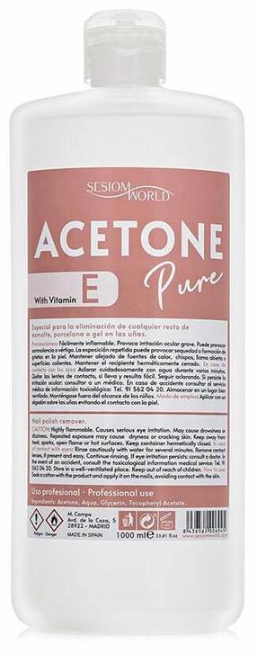 Nagu lakas noņēmējs Sesiom World Acetone Pure, 1000 ml