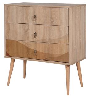Комод Kalune Design City Desert, многоцветный, 89 см x 80 см x 40 см