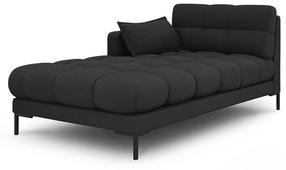 Sofa Micadoni Home Mamaia Chaise Longue, tamsiai pilka sp., kairinė, 185 x 105 cm x 75 cm