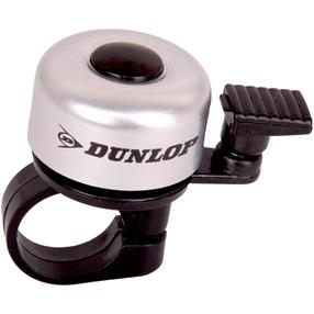 Велосипедный звонок Dunlop Mini Bell, металл, серебристый цв.