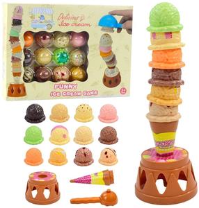 Spēle, saldējuma komplekts Lean Toys Funny, daudzkrāsaina, 17 gab.