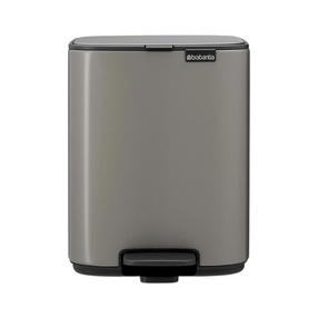 Atkritumu tvertne Brabantia Bo, platīna krās., 7 l, 31 cm x 24.5 cm