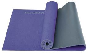 Fitness- ja joogamatt Toorx MAT17, hall v./violetne v., 173 cm x 60 cm