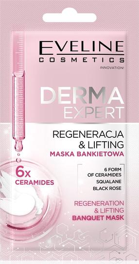 Маска для лица Eveline Derma Expert Banquet - regeneration and lifting, 8 мл