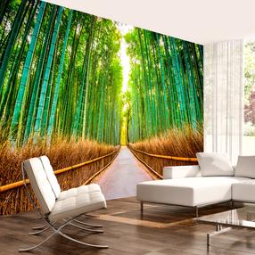 Fototapetas Artgeist Bamboo Forest, 140 cm x 200 cm