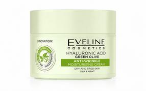 Крем для лица Eveline Hyaluronic Acid & Green Olive, 50 мл