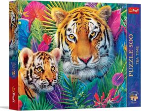 Pusle Trefl Tiger in the Jungle, 48 cm x 34 cm, 500 tk
