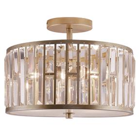 Lampa griesti Cosmo Light Kyiv C03411CP, E27, 3, šampanieša krās. / šampanieša krās.
