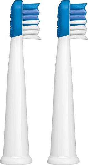 Elektriskās zobu birstes galviņa Sencor SOX 012BL, zila krās./balta krās., 2 gab.