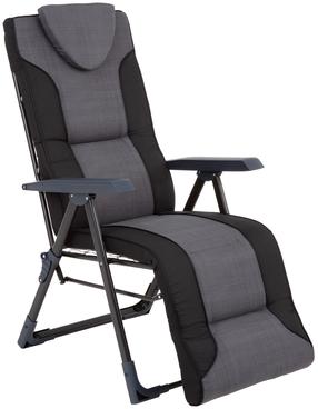 Aiatool Patio Mijas Plus D002-07PB, must v./hall v., 85 cm x 59 cm x 105 cm