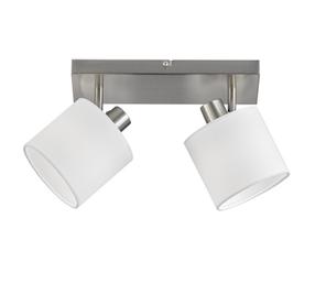 Lampa griesti Reality Tommy R80332001, E14, 2 x 28 W, balta krās. / sudraba krās.