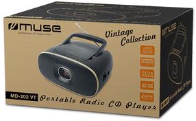 Magnetola Muse Vintage Collection MD-202VT, 10 W, juoda sp.