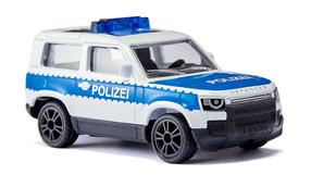 Rotaļu policijas mašīna Siku Land Rover Defender Police S1569, zila krās./balta krās.