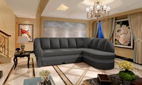 Kampinė sofa Benano Inari 96, Soft 29, pilka sp., dešininė, 180 x 250 cm x 85 cm