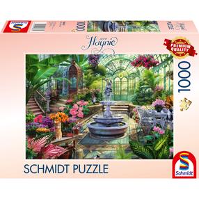 Dėlionė Schmidt Jeff Haynie Victorian Greenhouse, 49.3 cm x 69.3 cm, 1000 vnt., įvairių spalvų