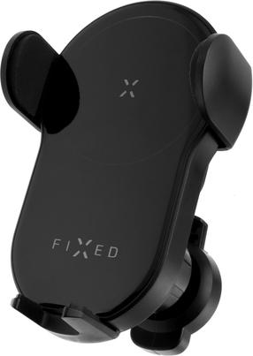 Auto telefona turētājs Fixed FIXMAT-BK, 54 mm x 67 mm, melna krās., 15 W