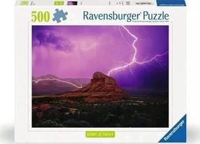 Пазл Ravensburger Pink Thunderstorm Mood, 29.5 см x 36 см, 500 шт., многоцветный