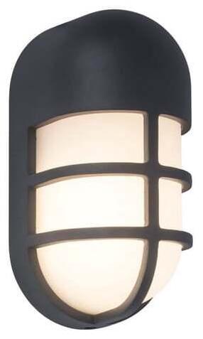 Sieninis lauko šviestuvas Lutec Bullo, 14.5W, LED, IP54, tamsiai pilka sp., 10.2 cm x 8.6 cm