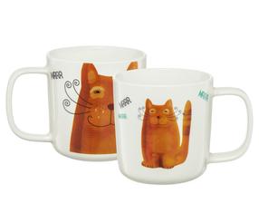 Tass Ambition Pets Ginger Cat, pruun v./valge v., 0.37 l