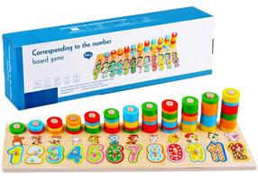 Игра на счет Corresponding To The Number ZA3604, 7.5 см, многоцветный
