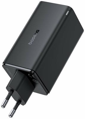 Зарядное устройство для телефона Baseus GaN6 Pro, USB Type A/USB Type-C, черный цв., 100 Вт