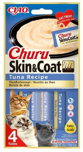 Skanėstas katėms Ciao Churu Skin & Coat, tunas, 0.014 kg, 12 vnt.