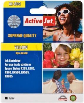 Tindiprinteri kassett ActiveJet Supreme AE-804N, kollane v., 13.5 ml