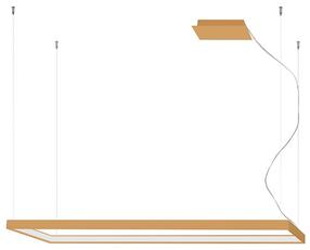 Šviestuvas kabinamas Thoro Lighting Tuula L TH.167, LED, 3000 °K, 1 x 50 W, aukso sp. / aukso sp.