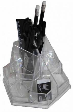Hoidik PMP Table Organizer P981S/981ST, 14.5 cm x 14 cm, läbipaistev v.