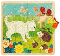 Medinė dėlionė Djeco Garden DJ01813