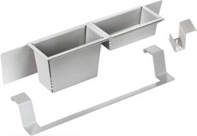 Valamu organiseerija Deante Magnetic, 41.7 cm x 7.7 cm x 9.1 cm, roostevaba teras, teras v.
