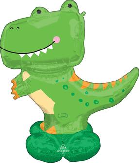 Fooliumist õhupall erikujuga Amscan AirLoonz T-Rex, roheline v.