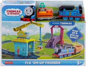 Комплект Mattel Fisher Price Thomas & Friends Fix 'Em Up Friends HDY58, многоцветный