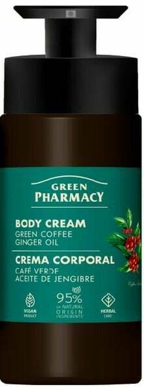 Kūno kremas Green Pharmacy Green Coffee & Ginger Oil, 739 ml