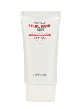 Крем для ухода за загаром для лица Lebelage Perfect Care Natural Toneup SPF50+, 50 мл