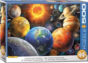Пазл Eurographics Planetary System, 68 см x 48 см, 500 шт., многоцветный