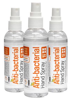Roku dezinfekcijas līdzeklis Colorway Anti-Bacterial Hand Spray CW-3912, 100 ml