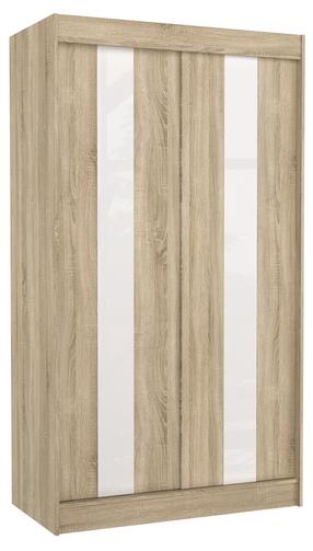 Spinta ADRK Karen, balta sp./rusva sp., 61 cm x 120 cm x 215 cm