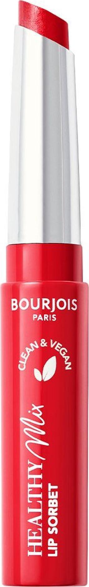Lūpų balzamas Bourjois Paris Healthy Mix Lip Sorbet, 7.4 g, red freshing sp., 02