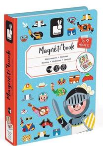 Magnetinis žaislas Janod Magneti Book Costumes, įvairių spalvų, 36 vnt.