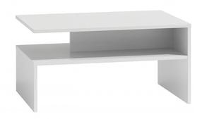 Žurnalinis staliukas Boston, baltas, 90 cm x 60 cm x 45 cm