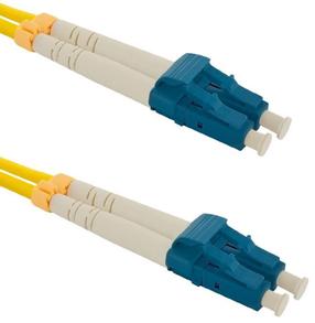 Laidas Qoltec LC/UPC, LC/UPC, 3 m, geltona sp.