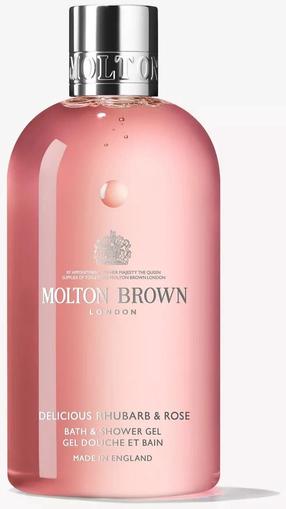Kūno prausimosi želė Molton Brown Delicious Rhubarb & Rose, 300 ml
