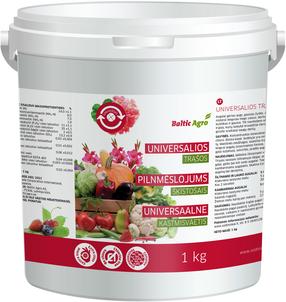 Trąšos universalios Baltic Agro, miltelinės, 1 kg